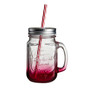 Embossed Coloured Mason Jar Mug