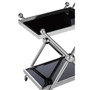 Novo 2 Tier Silver / Cross Design Trolley