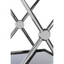 Novo 2 Tier Silver / Cross Design Trolley