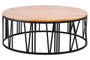 Greenwich Fir Wood Round Coffee Table Seconds