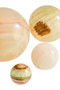 Oleena Onyx Set of 4 Deco Balls