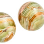 Oleena Onyx Set of 2 Decorative Eggs