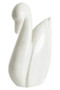 Zoro White Marble Decorative Swan