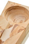 Tiago Teak Wood Effect Marble Cigar Ash Tray