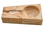 Tiago Teak Wood Effect Marble Cigar Ash Tray