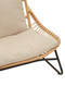 Manado Natural Rattan Sofa with Cushions
