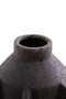 Sidra Large Black Textured Vase