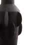 Sidra Large Black Textured Vase