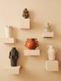 Sidra Large Black Textured Vase