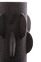 Sidra Small Black Textured Vase