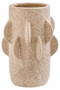 Sidra Small Cream Textured Vase