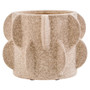 Sidra Small Cream Textured Planter