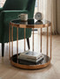 Novo Rose Gold Cage Design Side Table