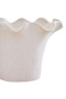 Sonata Small Cream Fluted Vase