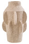 Sidra Large Cream Textured Vase