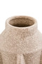 Sidra Large Cream Textured Vase