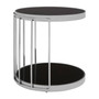 Novo Silver Cage Design Side Table Novo Silver Cage Design Side Table