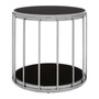 Novo Silver Cage Design Side Table Novo Silver Cage Design Side Table