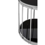 Novo Silver Cage Design Side Table Novo Silver Cage Design Side Table