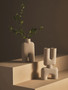 Broc Small Sandstone Effect Sculptured Vase