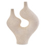Broc Cream Textured Sculptural Vase