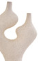Broc Cream Textured Sculptural Vase