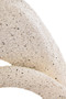 Broc Cream Textured Loop Sculpture