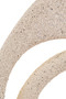 Broc Cream Textured Loop Sculpture