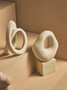 Broc Cream Textured Loop Sculpture