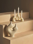 Broc Cream Organic Candle Holder