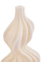 Broc White Marble Effect Organic Twist Vase