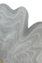 Galene Fluted White Glass Plate