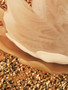 Galene Fluted Natural Glass Plate