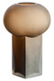 Gabi Large Opaque Brown Glass Vase