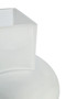 Gabi Small Opaque White Glass Vase