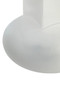 Gabi Small Opaque White Glass Vase