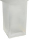Gabi Large Opaque White Glass Vase