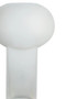 Gabi Large Opaque White Glass Vase
