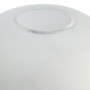 Gabi Large Opaque White Glass Vase