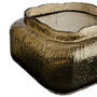 Galea Small Textured Brown Glass Vase