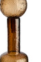 Galea Small Textured Brown Glass Bottle