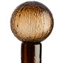 Galea Large Textured Brown Glass Bottle