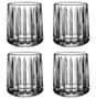 Beaufort Set of Four Ribbed Glass Tumblers 300ml