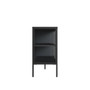 Addison Black Metal and Fluted Glass Door Sideboard