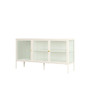 Addison Warm White Metal Fluted Glass Door Sideboard