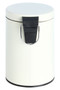 Parker 3 Litre Cream Pedal Bin