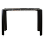 Palermo Black Marble Top and Acacia Wood Console Table
