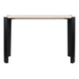 Palermo Cream Marble Top and Black Acacia Wood Console Table