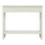 Heritage Two Drawer Bobble Detail Ivory Wooden Console Table