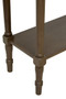 Heritage Dark Brown Rectangular Wooden Console Table